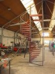 Spiltrap in opbouw-4